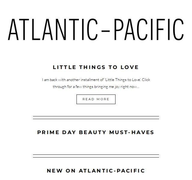 Atlantic-Pacific: Little Things to Love – červenec 2026 | Nuslet.cz