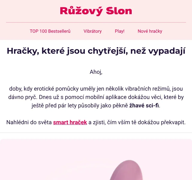 RuzovySlon.cz: Smart erotické hračky – září 2026