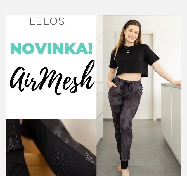 LELOSI: Nové vzory AirMesh trekových tepláků – červen 2026 | Nuslet.cz