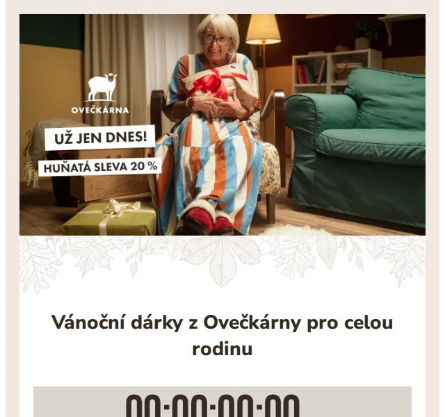 Ovečkárna: 20% sleva na vlněné dárky – červenec 2026 | Nuslet.cz