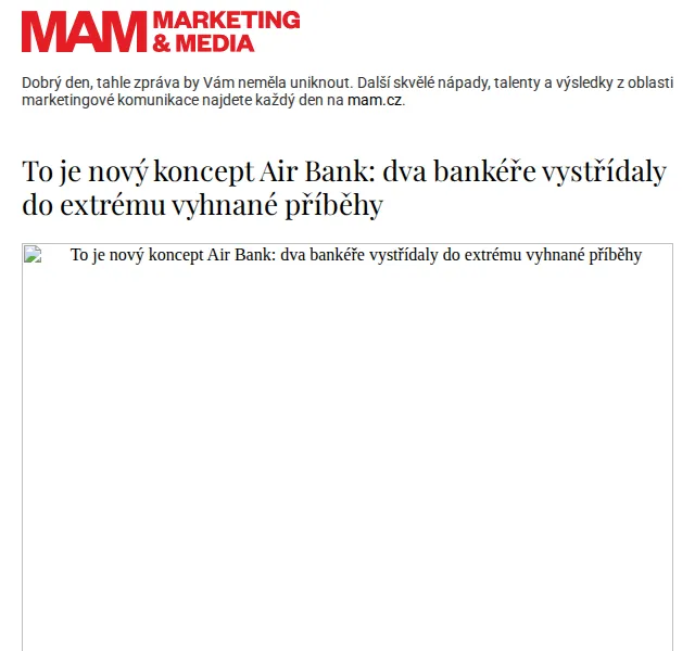 Marketing & Media: nový koncept Air Bank – červenec 2026 | Nuslet.cz