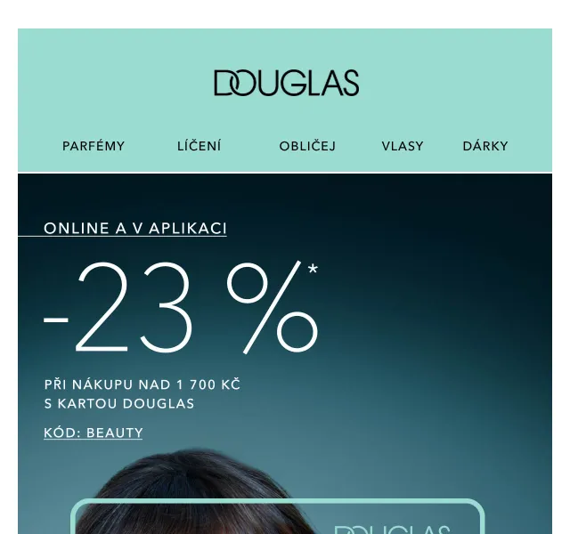 Douglas CZ: -23 % na parfémy a kosmetiku – květen 2026
