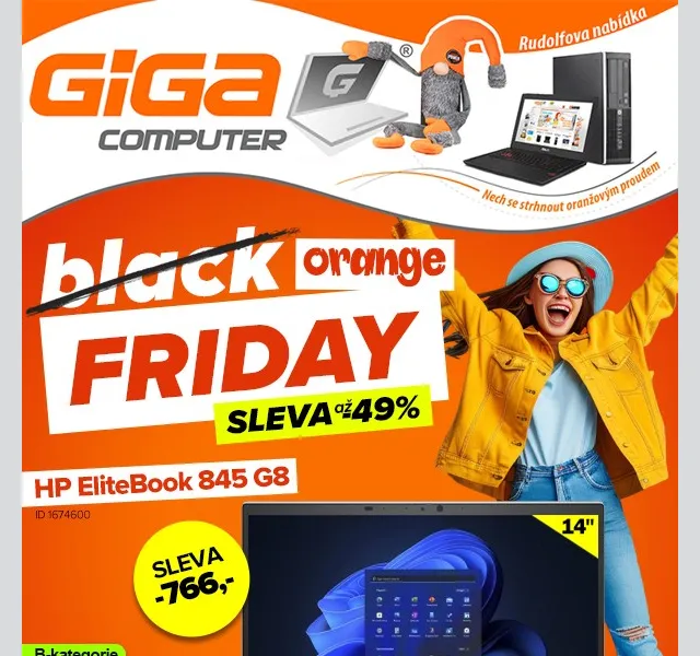 GIGACOMPUTER.cz: Black Orange Friday – červen 2026