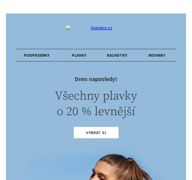 Astratex: Všechny plavky −20 % a doprava zdarma – červen 2026 | Nuslet.cz