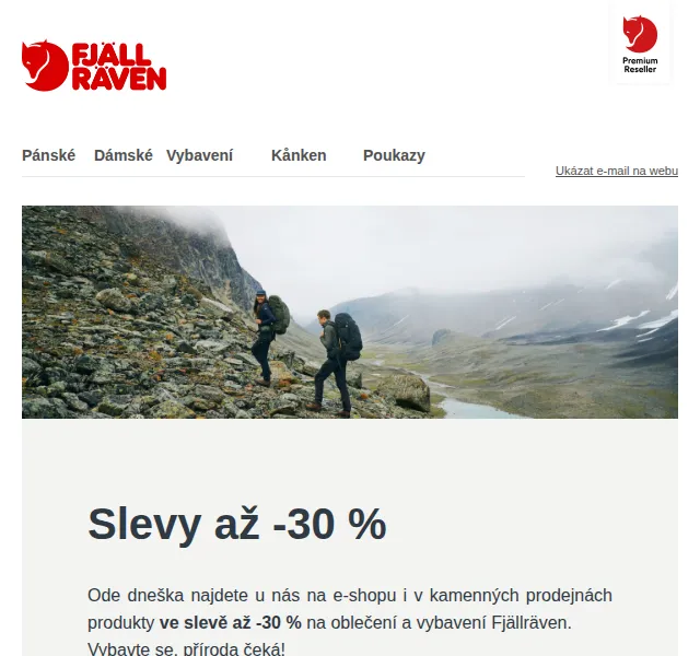 Fjallraven-shop: Slevy až -30 % na vybavení – červen 2026 | Nuslet.cz