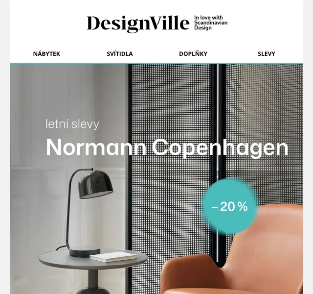 DesignVille: Normann Copenhagen 20 % sleva – červenec 2026