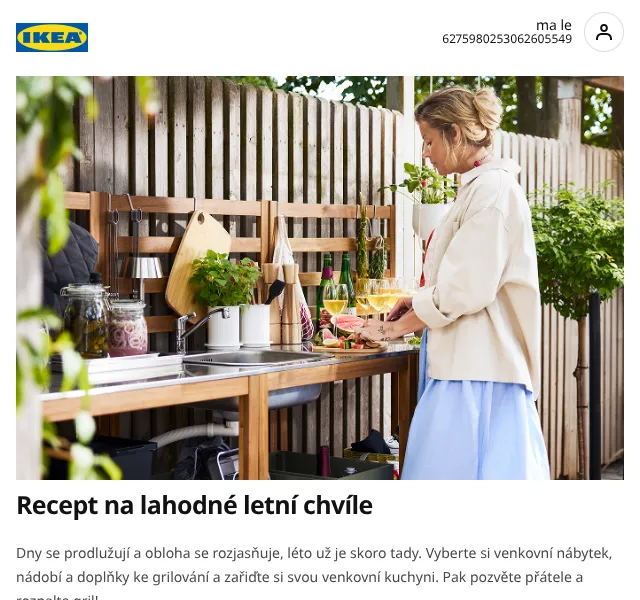 IKEA: Venkovní nábytek STRANDÖN, TOFSAND – duben 2026