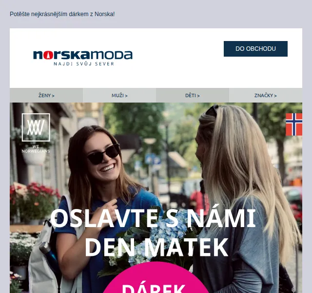 Norskamoda.cz: Dárek pro maminku z Norska ke Dni matek – červen 2026 | Nuslet.cz