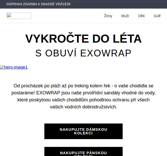 ECCO: Voděodolné sandály EXOWRAP – červenec 2026 | Nuslet.cz