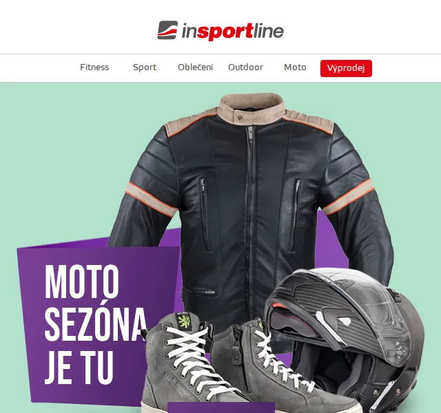 inSPORTline: Slevy až -61 % na W-TEC moto vybavení – červen 2026 | Nuslet.cz