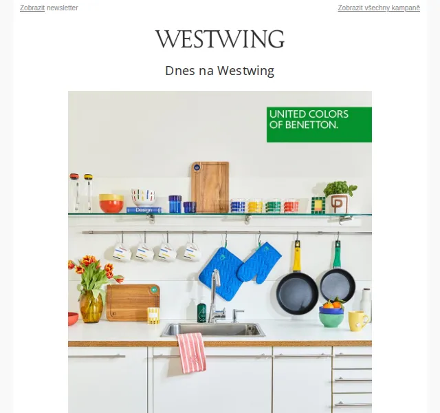 Westwing: United Colors of Benetton home & living – červen 2026 | Nuslet.cz