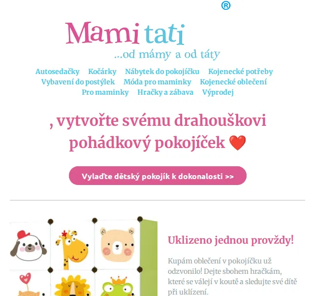 Mamitati.cz: dětský nábytek a doplňky – červen 2026 | Nuslet.cz