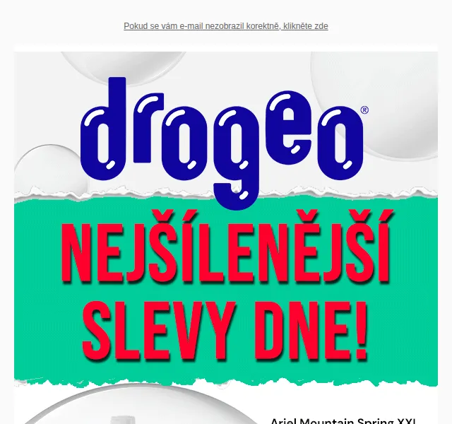 Drogeo: 10 nejšílenějších slev dneška – červen 2026 | Nuslet.cz