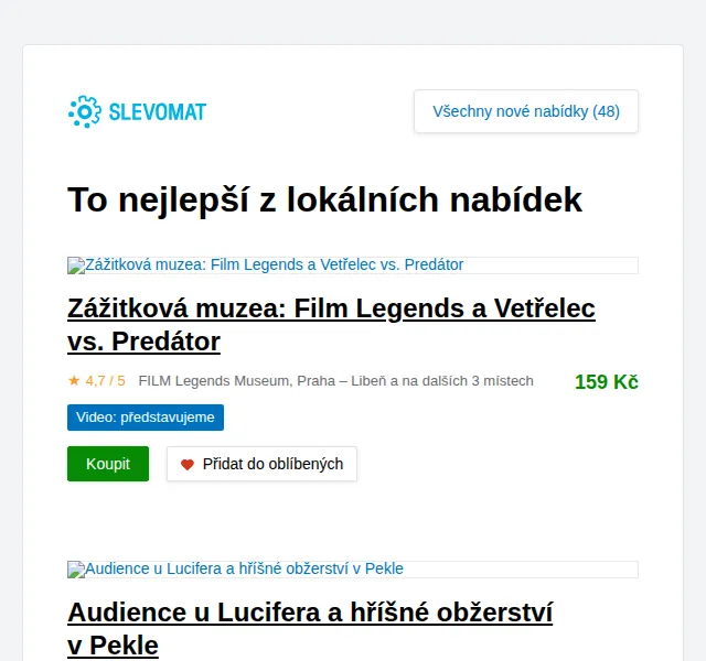 Slevomat: Zažijte Peklo Čertovina za 549 Kč – červen 2026 | Nuslet.cz