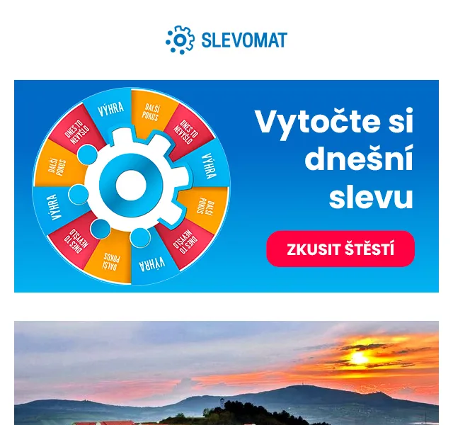 Slevomat: Pobyty na Pálavě, Lipně i Vysočině – duben 2026