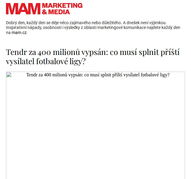 Marketing & Media: Zpravodajský newsletter – červenec 2026 | Nuslet.cz