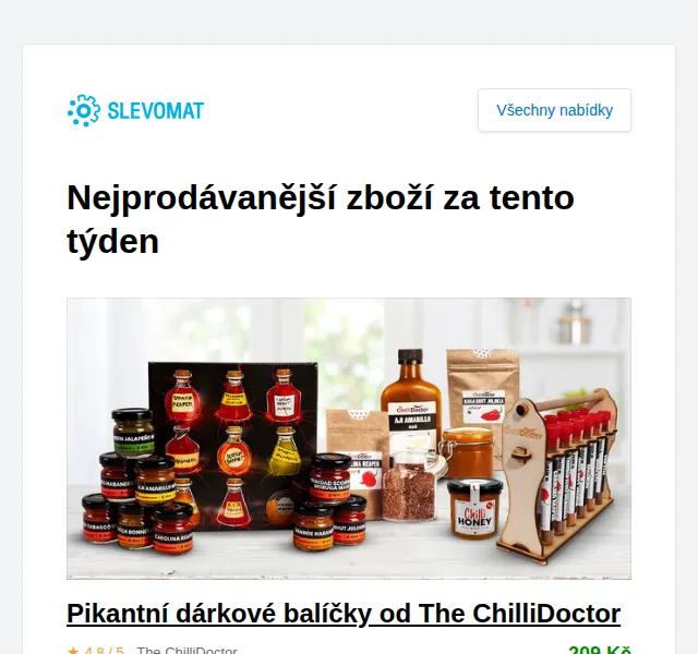 Slevomat: Pikantní dárkové balíčky od The ChilliDoctor – červen 2026 | Nuslet.cz