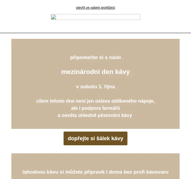 Arki: sleva 10 % na kávové vybavení – říjen 2026 | Nuslet.cz