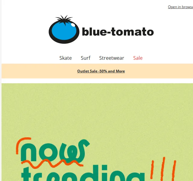 Blue Tomato: Outlet sleva až 50 % – červenec 2026 | Nuslet.cz