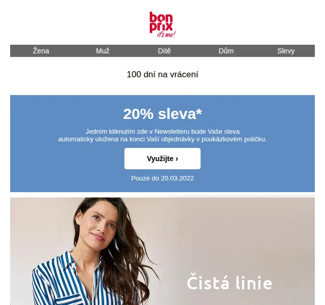 bonprix: 20% sleva na jarní potisky – březen 2022 | Nuslet.cz
