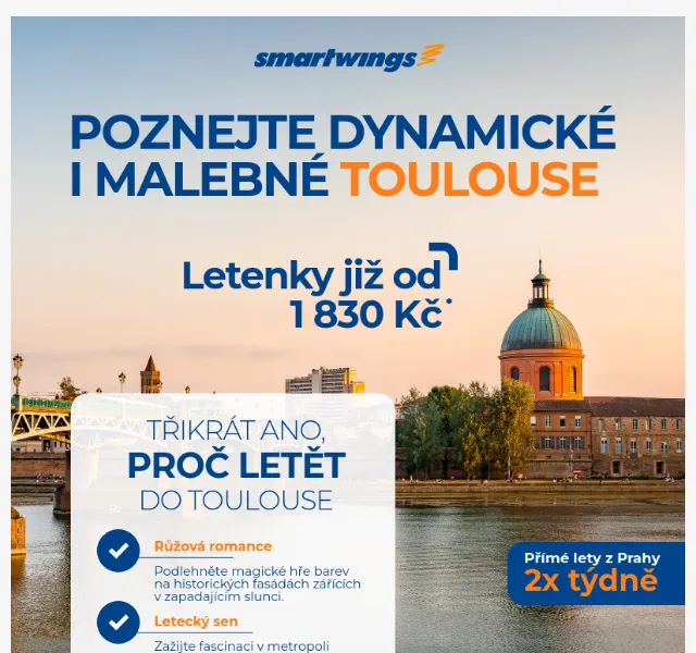 Smartwings: Rezervace jídla, zavazadla a sedadla – červenec 2026 | Nuslet.cz