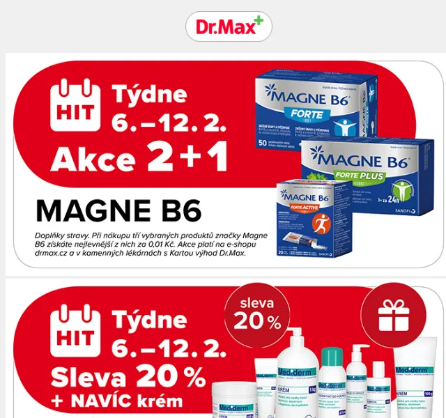 Dr.Max E-shop: Valentýnská doprava zdarma – červenec 2026 | Nuslet.cz