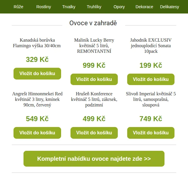 Truhlíkov.cz: Ovoce do zahrady – červenec 2026 | Nuslet.cz