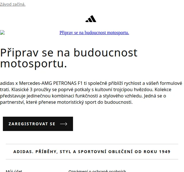 adidas x Mercedes-AMG PETRONAS F1 – červen 2026 | Nuslet.cz