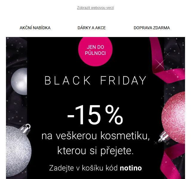 Notino: Sleva 15 % na kosmetiku – červen 2026 | Nuslet.cz