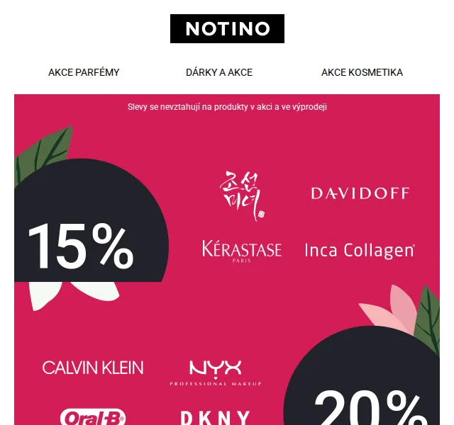 Notino: slevy až 40 %, parfémy a kosmetika – červen 2026 | Nuslet.cz