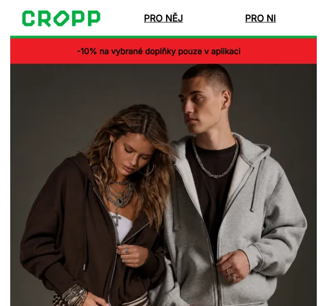 Cropp: mikiny na podzim – září 2026