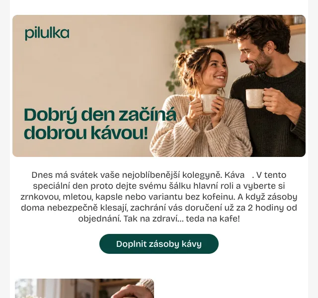 Pilulka.cz: Káva Jacobs -15 %, kapsle, zrnka – říjen 2026