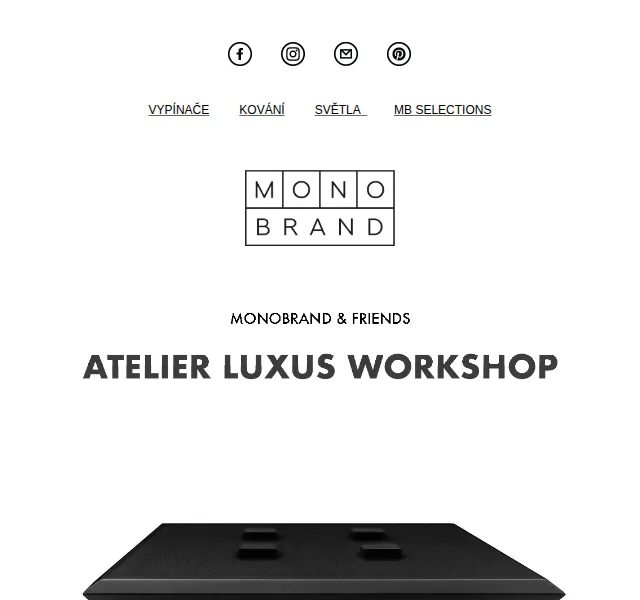 Monobrand: ATELIER LUXUS workshop – červenec 2026 | Nuslet.cz