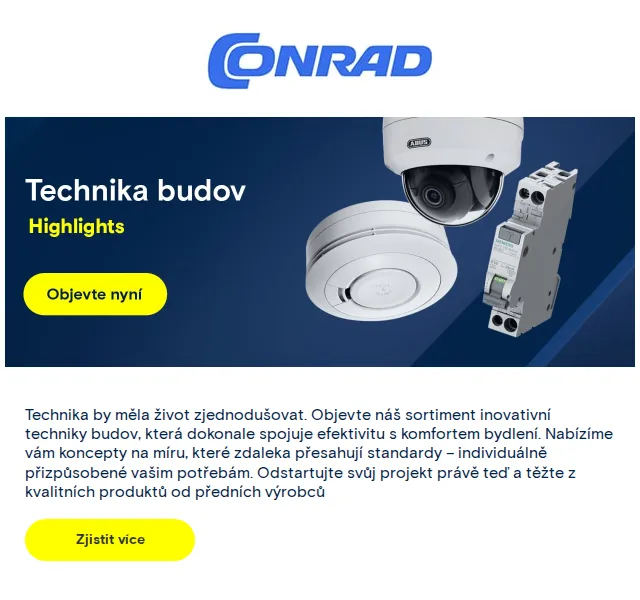 Conrad Electronic: sleva 15 % na kamery Reolink – duben 2026