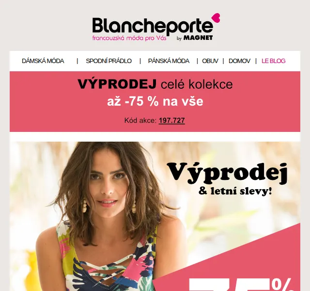 Blancheporte: Až -75 % na letní módu – červenec 2023 | Nuslet.cz