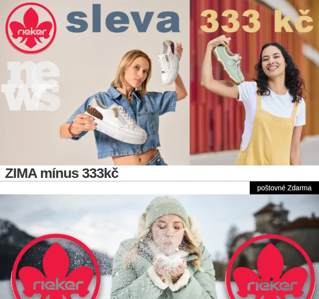 Eliteshoes: Rieker 333 Kč sleva na boty – červenec 2026 | Nuslet.cz