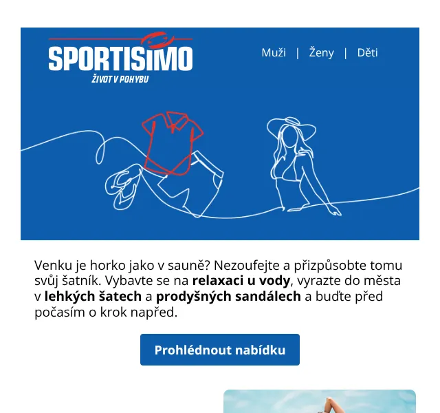 Sportisimo.cz: Letní oblečení a plavky – květen 2026 | Nuslet.cz