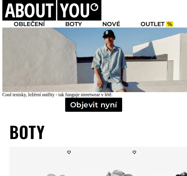 ABOUT YOU: Nike, Adidas Originals, Vans – letní streetwear – červen 2026 | Nuslet.cz