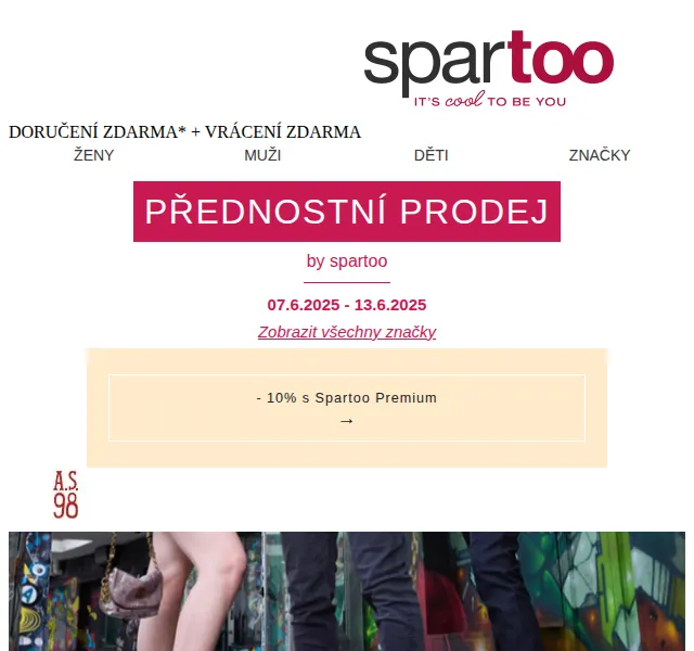 Spartoo: Až -50 % na Under Armour, Tamaris, Rip Curl – červenec 2026 | Nuslet.cz