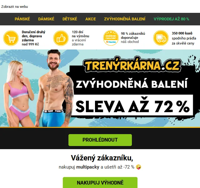 Lukáš z Trenýrkárna.cz: MULTI balení až -72 % – červenec 2026 | Nuslet.cz