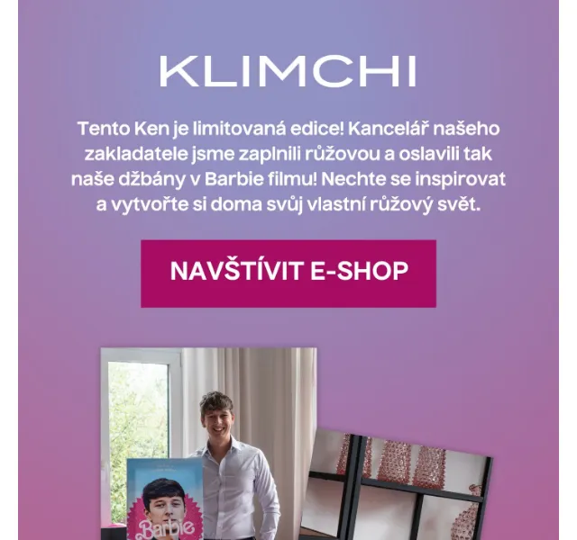 KLIMCHI: Růžová kolekce skla – červenec 2026 | Nuslet.cz