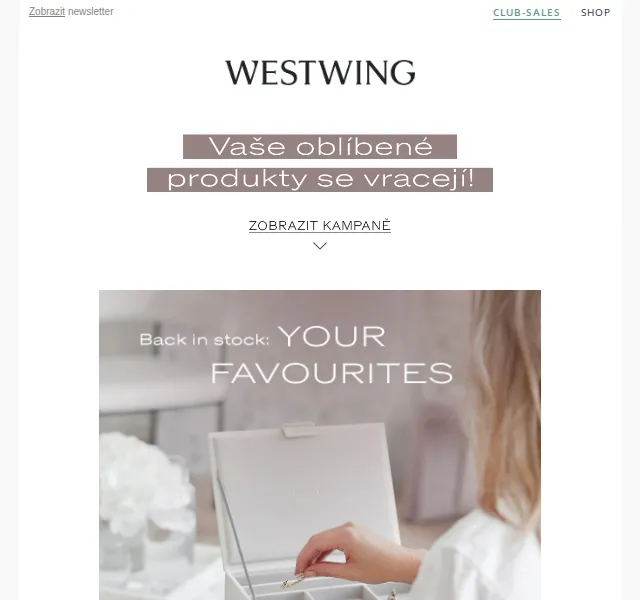 Westwing: Vaše oblíbené produkty jsou zpět – červen 2026 | Nuslet.cz