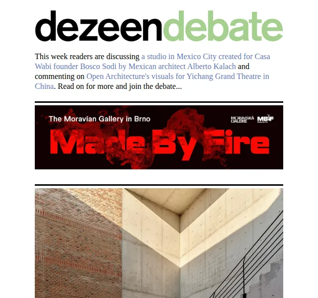 Dezeen Daily: Nová architektura a design – červenec 2026 | Nuslet.cz