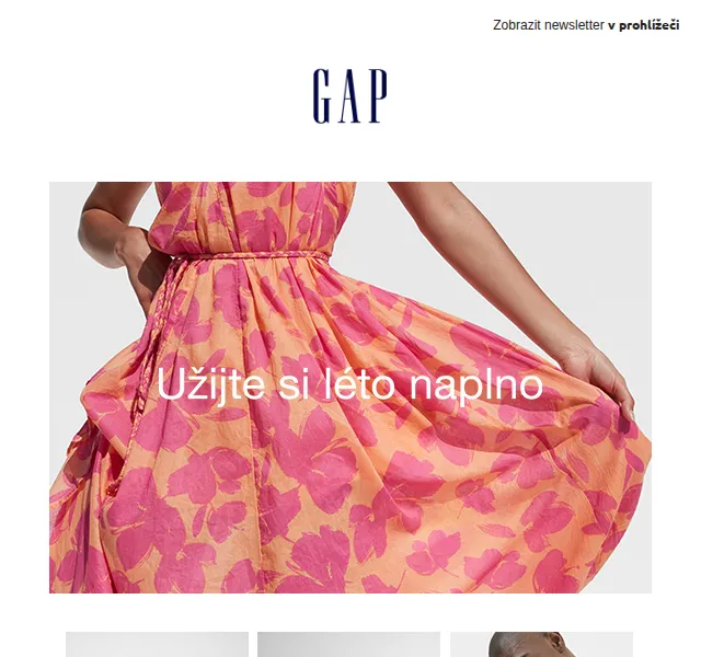 GAPstore.cz: letní výprodej až 60 % – červenec 2026 | Nuslet.cz