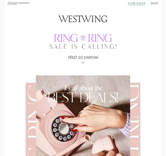 Westwing: Westwing Collection do -50 % – červenec 2026 | Nuslet.cz