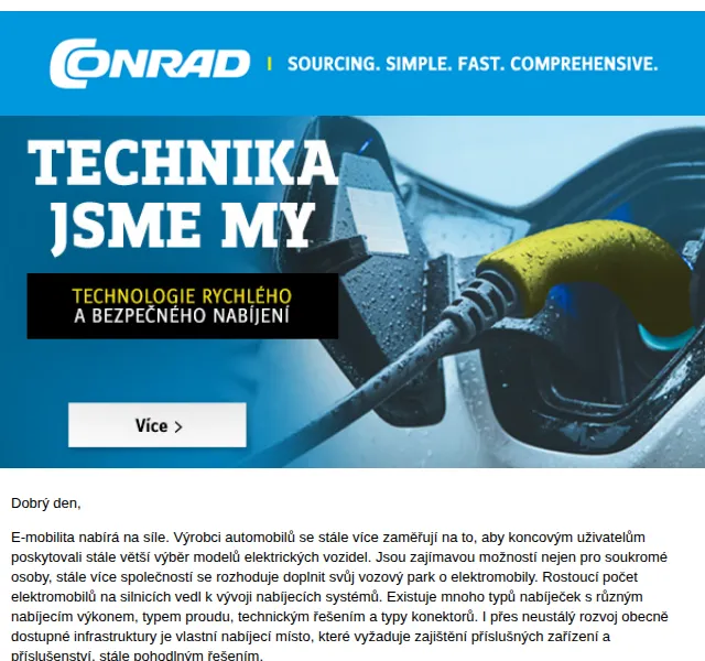 Conrad Electronic: eMobility a solární technika – červen 2026 | Nuslet.cz