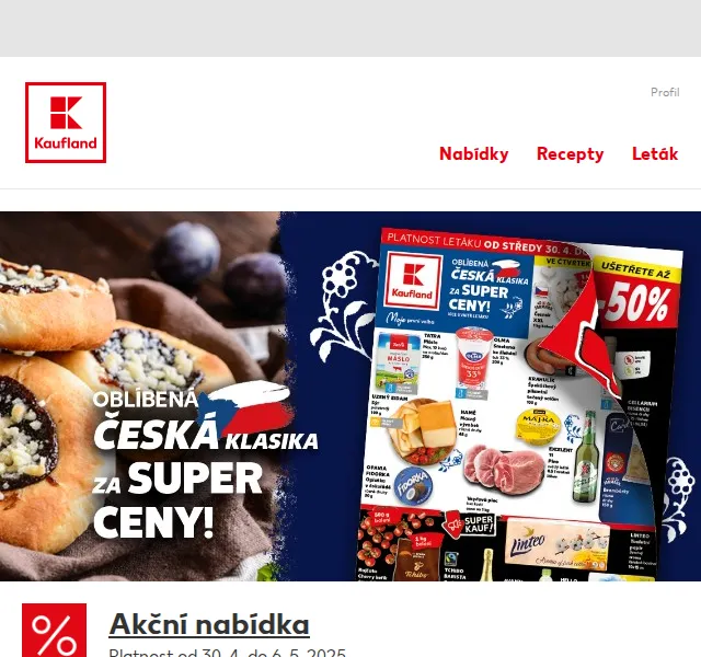Kaufland: Máslo a česnek v akci – červenec 2026 | Nuslet.cz