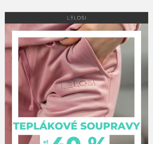 LELOSI: Až 40% sleva na teplákové soupravy – červenec 2026 | Nuslet.cz