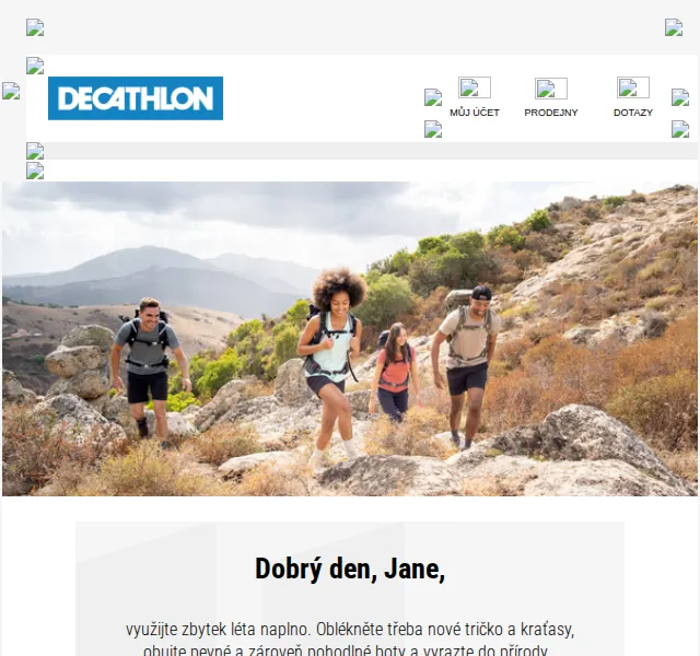 DECATHLON: turistické vybavení na léto – červen 2026 | Nuslet.cz