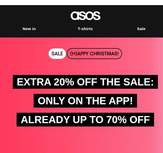 ASOS Sale: Extra 20% sleva na výprodej – prosinec 2021 | Nuslet.cz